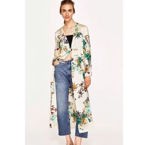 Zara long kimono/robe